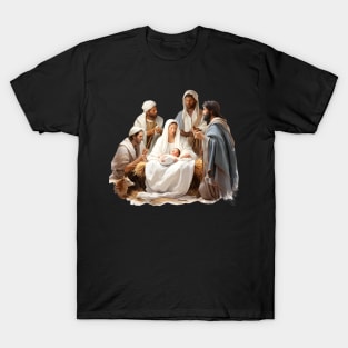 Watercolor Nativity Scene T-Shirt